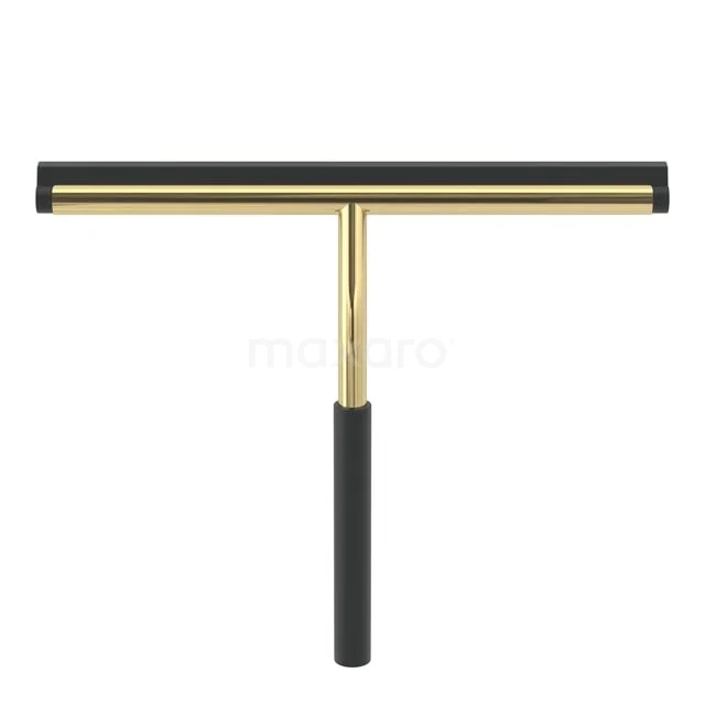 Douchewisser | Glanzend Lichtgoud | Hangend | Glasbevestiging 109105GLG