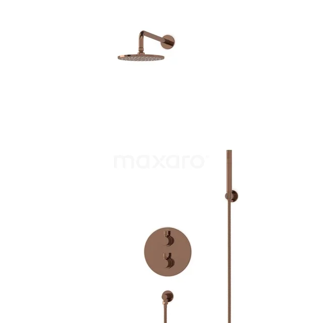 Radius Regendouche Inbouw | Glanzend koper 20 cm Regendouche Thermostatisch BIGKP55-00073 Radius Regendouche Inbouw | Glanzend koper 20 cm Regendouche Thermostatisch BIGKP55-00073