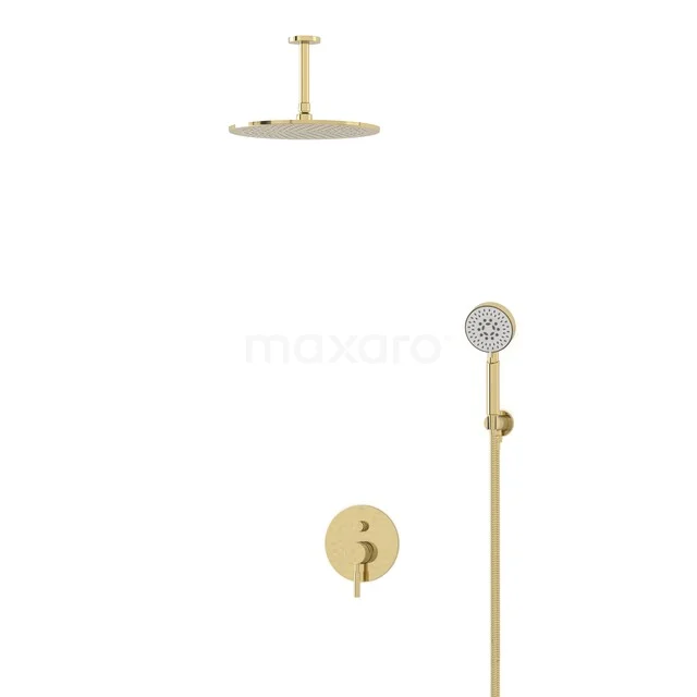 Radius Regendouche Inbouw | Glanzend lichtgoud 30 cm Regendouche Eéngreeps BIGLG55-00126 Radius Regendouche Inbouw | Glanzend lichtgoud 30 cm Regendouche Eéngreeps BIGLG55-00126