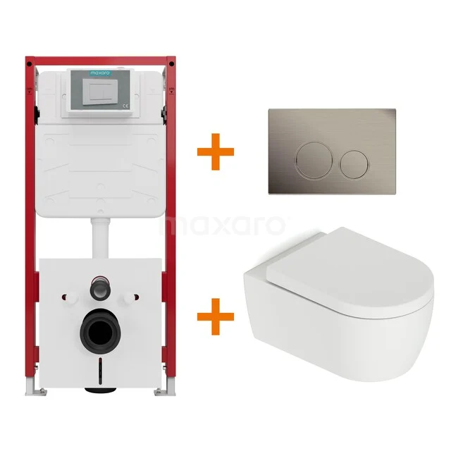 Toiletsets Mat wit met Spoelrand + Maxaro Flush Pro inbouwreservoir TOI4070 TOI4070_Hw.jpg