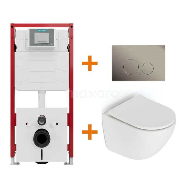 WC-Sets Matt Weiß ohne Spülrand + Maxaro Flush Pro Unterputzspülkasten TOI4119 TOI4119_Hw.jpg