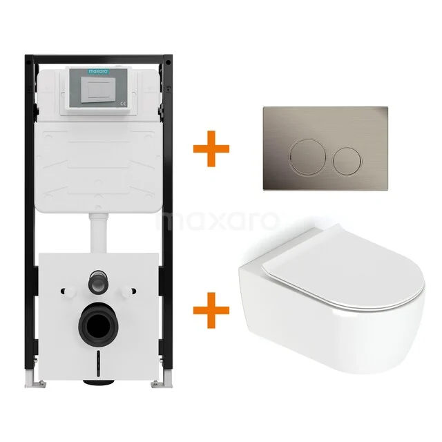 WC-Sets Hochglanz Weiß mit Spülrand + Maxaro Flush Pro Unterputzspülkasten mit Schalldämmung TOI4147 TOI4147_Hw.jpg