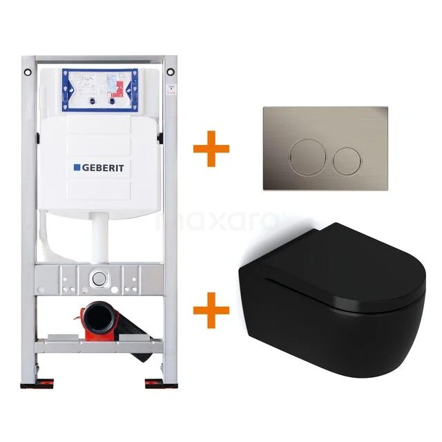 Toiletsets Mat zwart zonder Spoelrand + Geberit UP320 inbouwreservoir met geluidsisolatie TOI4474 TOI4474_Hw.jpg