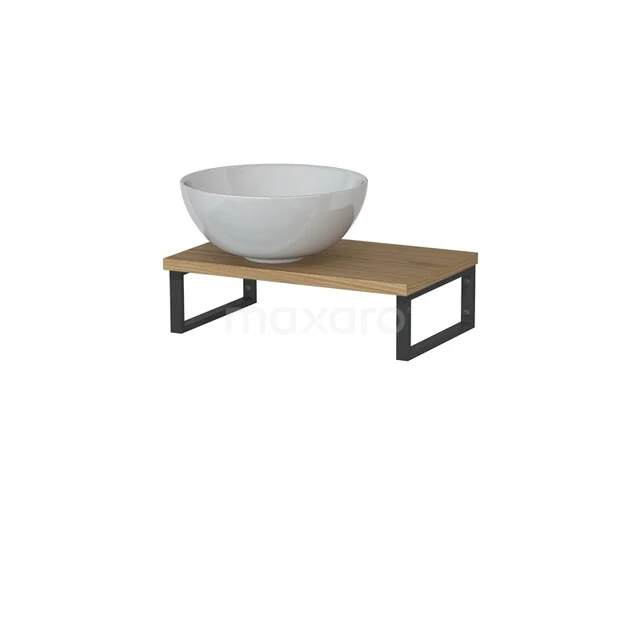 Modulo Pico Wastafelblad met waskom | 41 cm Naturel fineer Hoogglans wit Keramiek TMK01-00676 Modulo Pico Wastafelblad met waskom | 41 cm Naturel fineer Hoogglans wit Keramiek TMK01-00676