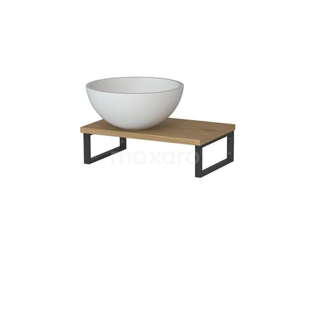 Modulo Pico Wastafelblad met waskom | 41 cm Naturel fineer Mat wit Solid surface TMK01-00681 Modulo Pico Wastafelblad met waskom | 41 cm Naturel fineer Mat wit Solid surface TMK01-00681