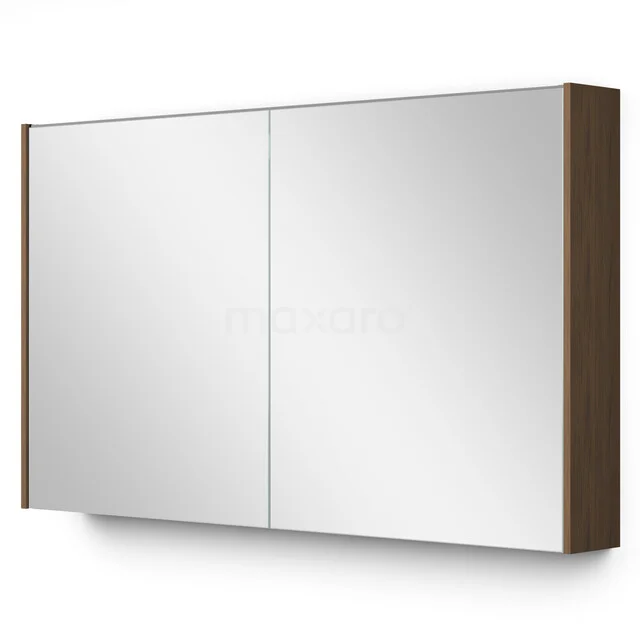 Spiegelschrank mit Beleuchtung Modulo 120x70 Nussbaum K99-1200-59009-65