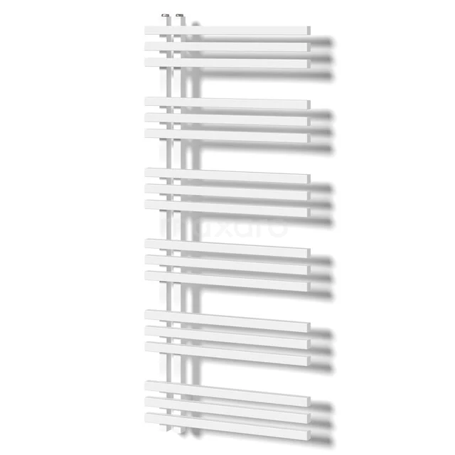 Kepler Handdoekradiator | 55x130 cm Mat wit 1001 W att Aluminium Centrale verwarming DR63_0513SWN