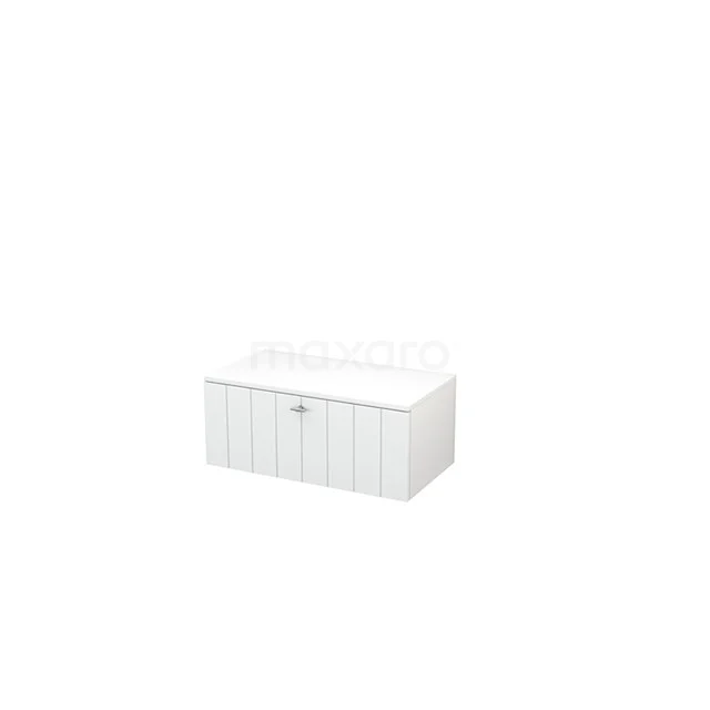 White bathroom cabinet made of wood, modern finish, compact design, ideal for stylish storage space in the bathroom.