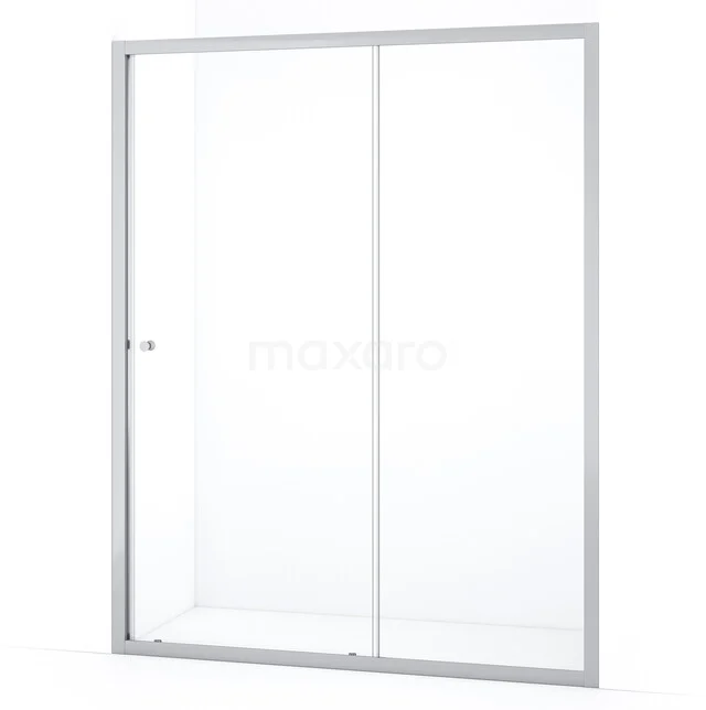 Ruby Allure Duschtür | 160 cm Chrom Klarglas Schiebetür S0820-1600C