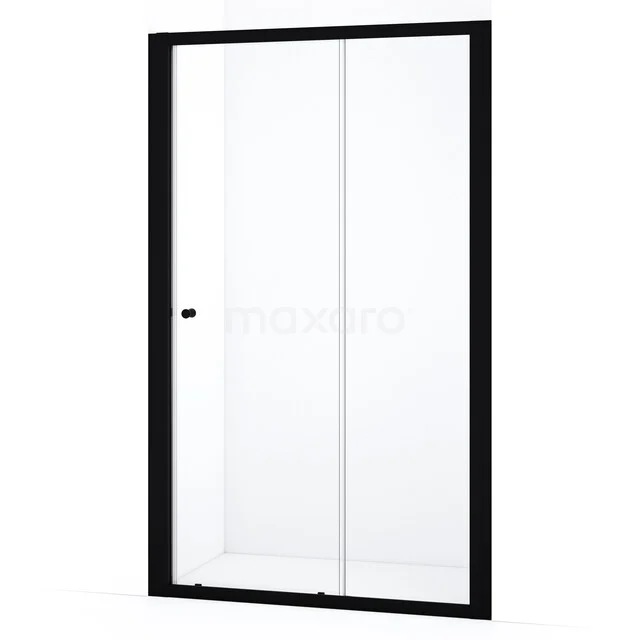 Ruby Allure Douchedeur | 125 cm Mat zwart Helder glas Schuifdeur S0880-1200MN Ruby Allure Douchedeur | 125 cm Mat zwart Helder glas Schuifdeur S0880-1200MN
