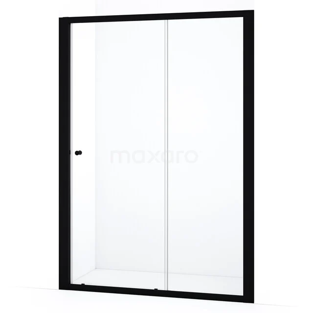 Ruby Allure Douchedeur | 145 cm Mat zwart Helder glas Schuifdeur S0880-1400MN Ruby Allure Douchedeur | 145 cm Mat zwart Helder glas Schuifdeur S0880-1400MN