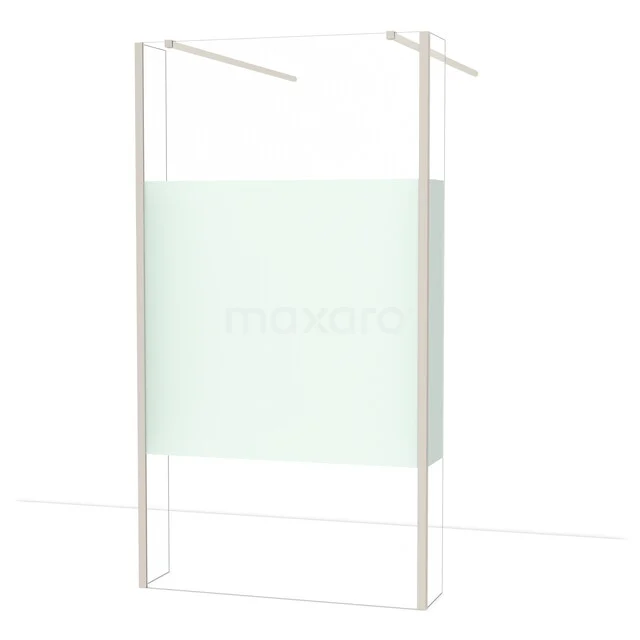 Diamond begehbare Dusche | 105 cm Edelstahl Freistehende Wand mit Seitenwänden IDG110383BR Diamond begehbare Dusche | 105 cm Edelstahl Freistehende Wand mit Seitenwänden IDG110383BR