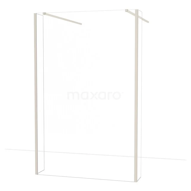 Diamond Walk-in shower | 125 cm Stainless steel Clear glass Free-standing wall with side walls IDG130380BR Diamond Walk-in shower | 125 cm Stainless steel Clear glass Free-standing wall with side walls IDG130380BR
