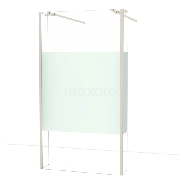 Diamond begehbare Dusche | 105 cm Edelstahl Freistehende Wand mit Seitenwänden IDG110363BR Diamond begehbare Dusche | 105 cm Edelstahl Freistehende Wand mit Seitenwänden IDG110363BR