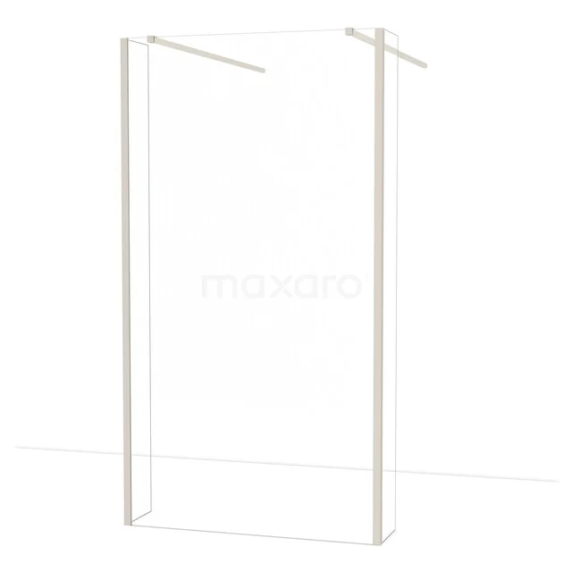 Diamond begehbare Dusche | 105 cm Edelstahl Freistehende Wand mit Seitenwänden IDG110380BR Diamond begehbare Dusche | 105 cm Edelstahl Freistehende Wand mit Seitenwänden IDG110380BR