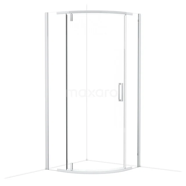 Topaz Douchecabine | 90x90 cm Chroom Draaideur Kwartrond R6403_0900C
