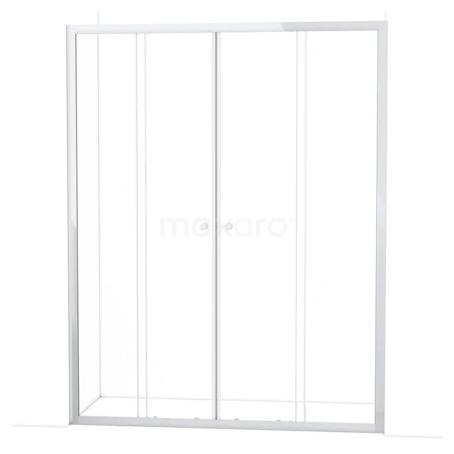 Ruby Allure Douchedeur | 160 cm Chroom Helder glas Schuifdeur S1620-1600C Ruby Allure Douchedeur | 160 cm Chroom Helder glas Schuifdeur S1620-1600C