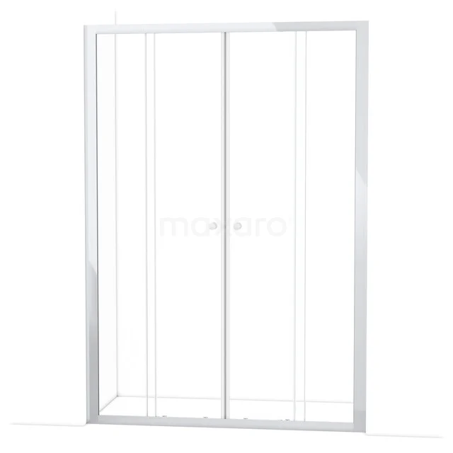 Ruby Allure Douchedeur | 140 cm Chroom Helder glas Schuifdeur S1650-1400C Ruby Allure Douchedeur | 140 cm Chroom Helder glas Schuifdeur S1650-1400C