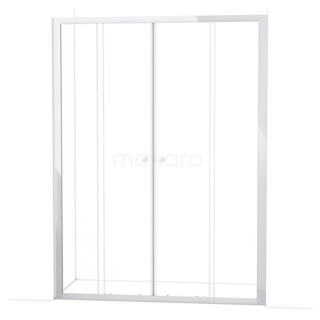 Ruby Allure Douchedeur | 150 cm Chroom Helder glas Schuifdeur S1650-1500C Ruby Allure Douchedeur | 150 cm Chroom Helder glas Schuifdeur S1650-1500C