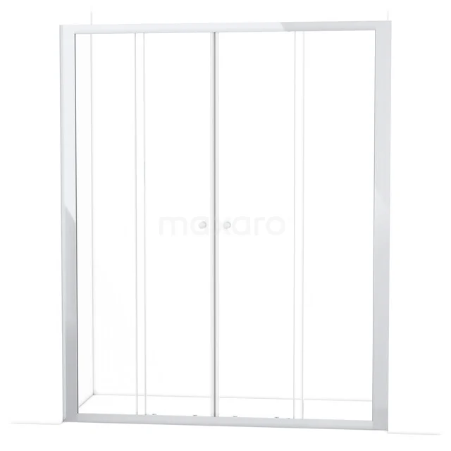 Ruby Allure Shower door | 165 cm Chrome Clear glass Sliding door S1680-1600C Ruby Allure Shower door | 165 cm Chrome Clear glass Sliding door S1680-1600C