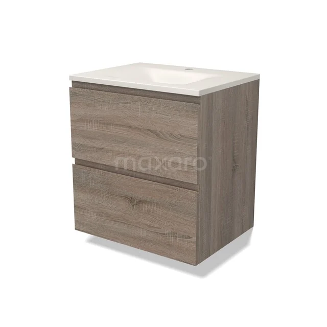 Modulo Waschtische | 60 cm Eiche Grifflos front Solid Surface 2 übereinanderliegende Schubladen BMW17-05793 Modulo Waschtische | 60 cm Eiche Grifflos front Solid Surface 2 übereinanderliegende Schubladen BMW17-05793
