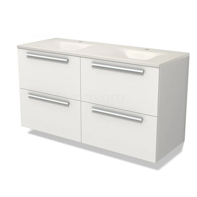 Modulo Waschtische | 120 cm Matt Weiß Flach front Solid Surface 4 Schubladen BMW18-01386 Modulo Waschtische | 120 cm Matt Weiß Flach front Solid Surface 4 Schubladen BMW18-01386