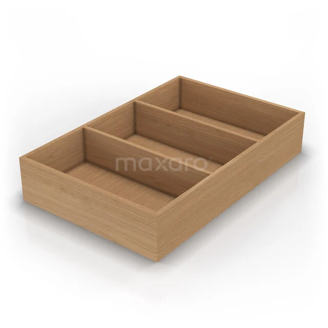 Ladeverdeler Modulo Plus, 3-vaks, Notenhout A0016720 Ladeverdeler Modulo Plus, 3-vaks, Notenhout A0016720