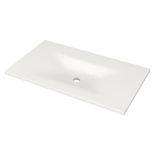 Modulo Plus Badkamermeubel met wastafel | 80 cm Naturel eik Frame front Solid surface 2 lades onder elkaar BMW47-00792 Modulo Plus Badkamermeubel met wastafel | 80 cm Naturel eik Frame front Solid surface 2 lades onder elkaar BMW47-00792