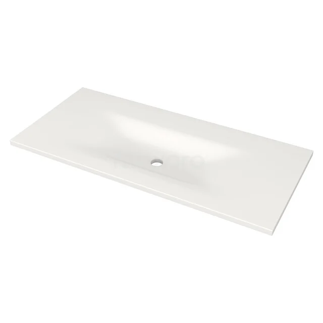 Modulo Plus Badkamermeubel met wastafel | 100 cm Espresso eik Facet front Solid surface 2 lades onder elkaar BMW47-00768 Modulo Plus Badkamermeubel met wastafel | 100 cm Espresso eik Facet front Solid surface 2 lades onder elkaar BMW47-00768