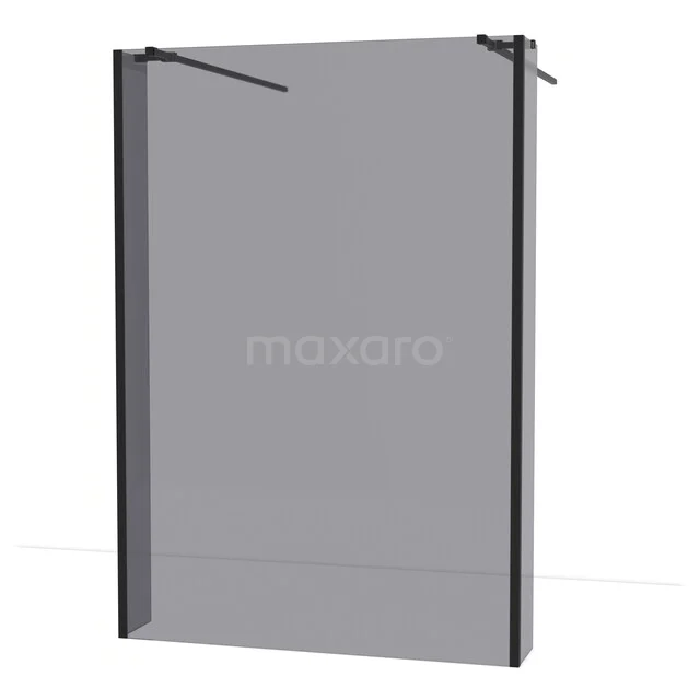 Diamond begehbare Dusche | 135 cm Matt Schwarz Freistehende Wand mit Seitenwänden IDG140361MBN Diamond begehbare Dusche | 135 cm Matt Schwarz Freistehende Wand mit Seitenwänden IDG140361MBN