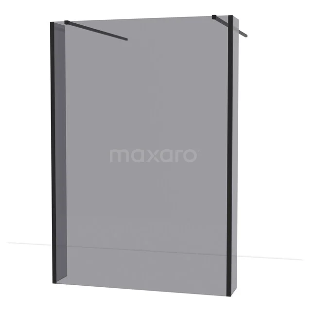 Diamond begehbare Dusche | 135 cm Matt Schwarz Freistehende Wand mit Seitenwänden IDG140381MBN Diamond begehbare Dusche | 135 cm Matt Schwarz Freistehende Wand mit Seitenwänden IDG140381MBN