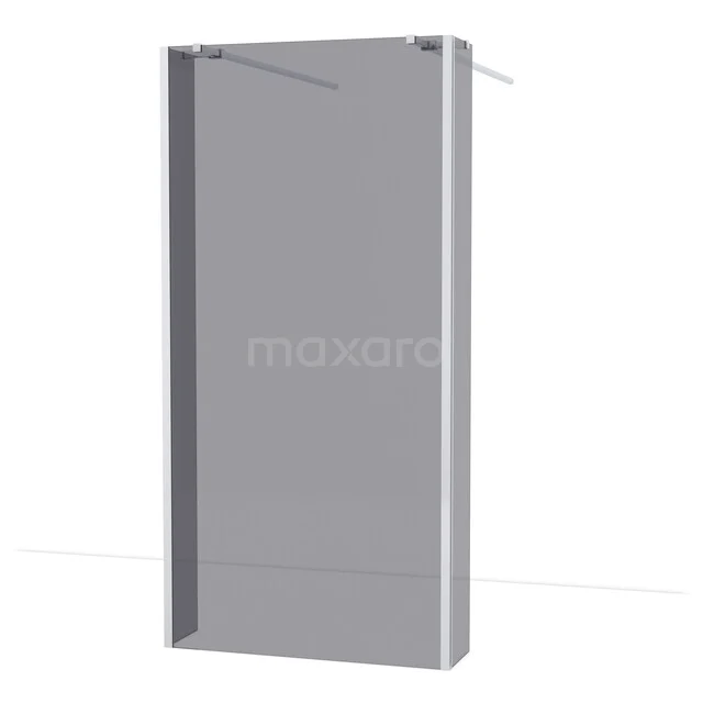 Diamond Inloopdouche | 95 cm Chroom Rookglas Vrijstaande wand met zijwanden IDG100361CN Diamond Inloopdouche | 95 cm Chroom Rookglas Vrijstaande wand met zijwanden IDG100361CN