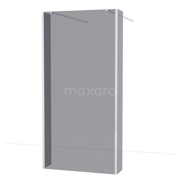 Diamond Inloopdouche | 95 cm Chroom Rookglas Vrijstaande wand met zijwanden IDG100381CN Diamond Inloopdouche | 95 cm Chroom Rookglas Vrijstaande wand met zijwanden IDG100381CN