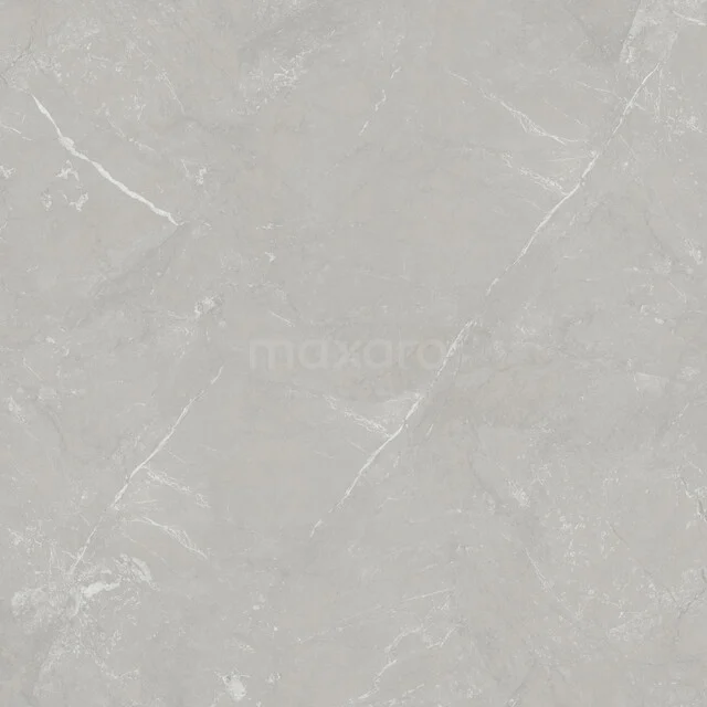 Colour sample SPC wall panel - Grey marble WP06S Glanzende, lichtgrijze marmeren wandtegel, perfect voor een moderne badkamerafwerking.