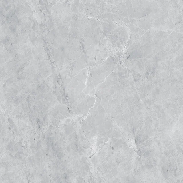 Colour sample SPC wall panel - Tundra light grey WP14S Zachte grijze marmerlook tegel, perfect voor een moderne badkamer met een chique uitstraling.