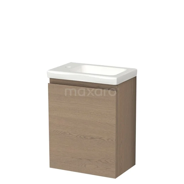 Modulo Plus Pico WC-Möbel mit Waschbecken | 40 cm Natürliche Eiche Grifflose Front Keramik TMW10-00901 Modulo Plus Pico WC-Möbel mit Waschbecken | 40 cm Natürliche Eiche Grifflose Front Keramik TMW10-00901