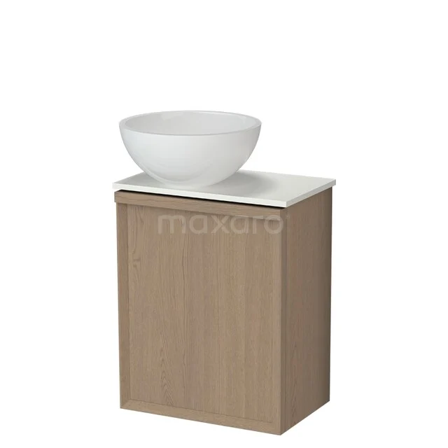 Modulo Plus Pico WC-Möbel mit Aufsatzwaschbecken | 41 cm Eiche Natur Facettenfront Hochglanz Weiß Mineralguss Aufsatzwaschbecken TMK10-18010 Modulo Plus Pico WC-Möbel mit Aufsatzwaschbecken | 41 cm Eiche Natur Facettenfront Hochglanz Weiß Mineralguss Aufsatzwaschbecken TMK10-18010