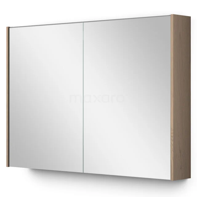 Spiegelkast Met Verlichting Modulo 100x70 Naturel eik K99-1000-59009-61 Spiegelkast Met Verlichting Modulo 100x70 Naturel eik K99-1000-59009-61
