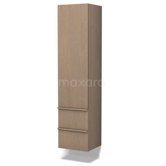 Lungo Plus Bathroom cabinet | 170 cm Natural oak Ribbing fronts 3 compartments + 2 drawers BKK10-00083 Lungo Plus Bathroom cabinet | 170 cm Natural oak Ribbing fronts 3 compartments + 2 drawers BKK10-00083