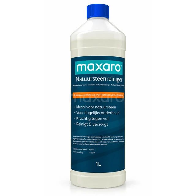 Onderhoudsmiddel Maxaro Natuursteenreiniger 1 Liter 400-090301 Onderhoudsmiddel Maxaro Natuursteenreiniger 1 Liter 400-090301