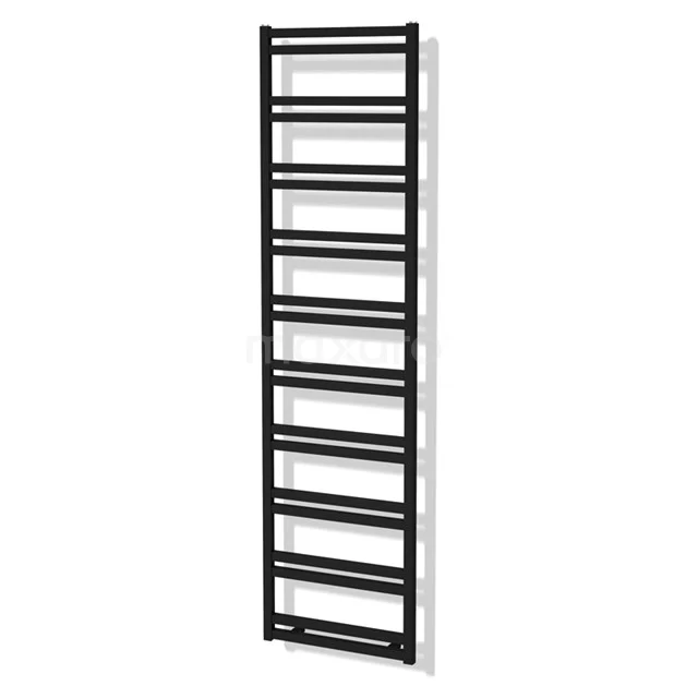Sirius Handdoekradiator | 50x187 cm Mat zwart 1054 W att Aluminium Centrale verwarming DR66_0518SBN