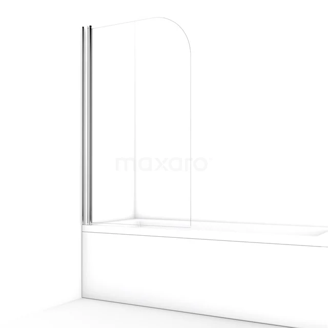 Zircon Comfort Badwand | 90 cm Chroom Draaibaar Helder glas S8010-0900