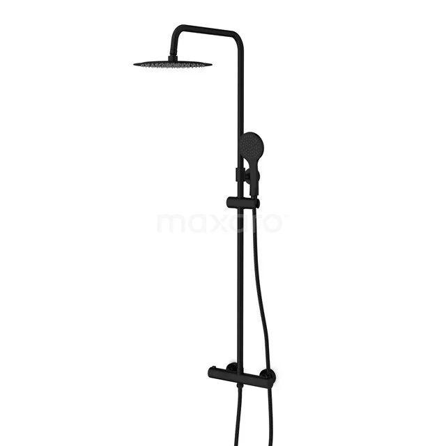 Balance Rain shower Construction | Black 25 cm Rain shower Thermostatic DSC-0304-20001