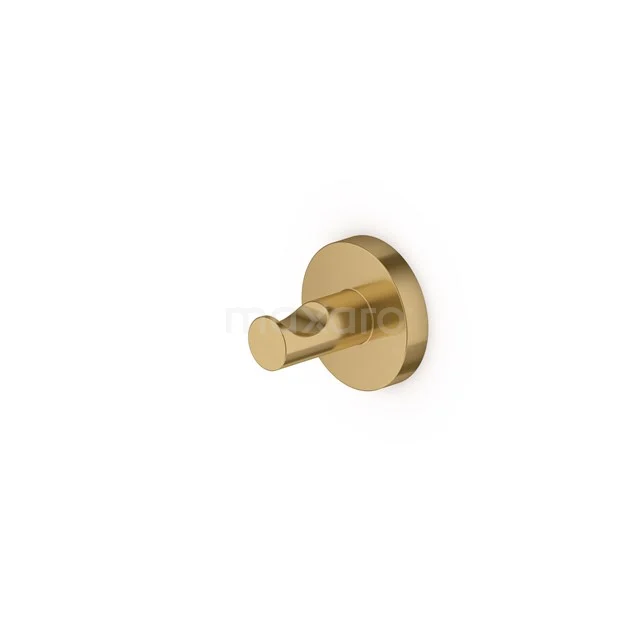 Handtuchhaken Radius | Gold 150-0603GG Messing gold Handtuchhaken, runde Form, langlebiges Badezimmeraccessoire aus der modernen Designserie.