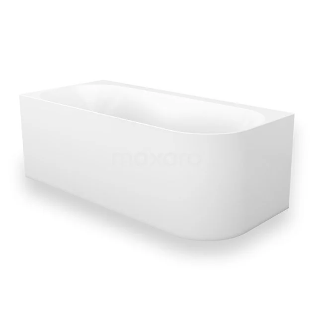 Isonzo Corner Bath | 165x75cm Acrylic Gloss White Links VSA76L