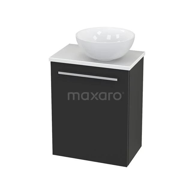 Toiletmeubel met Waskom Keramiek Modulo+ Pico Carbon 41cm BMC000759