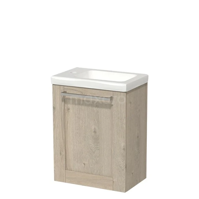 Modulo Pico Toilet unit with basin | 40 cm Light grey oak Fronts Ceramic TMW10-00079