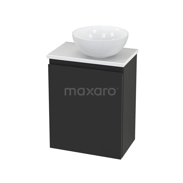 Toiletmeubel met Waskom Keramiek Modulo+ Pico Carbon 41cm BMC000822