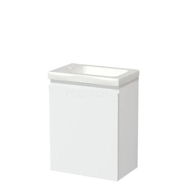 Modulo Pico Toilet unit with basin | 40 cm Matte white Handleless front Ceramic TMW10-00187
