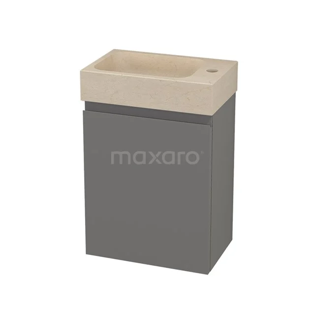 Toiletmeubel met Wastafel Natuursteen Modulo+ Pico Basalt 40cm BMC001103